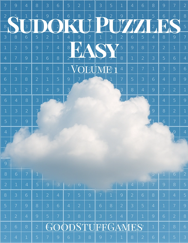 Sudoku Puzzles Easy Volume 1 Book Cover