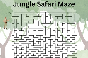 Jungle Safari Maze