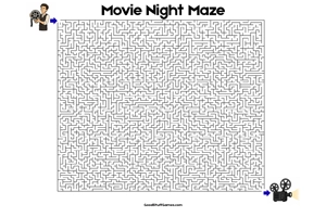 Movie Night Maze