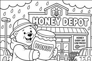 Rainy Day Reset Coloring Page