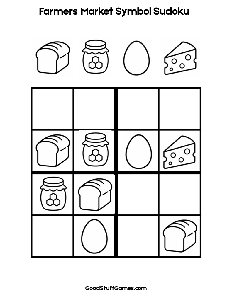 Farmers Market Symbol Sudoku