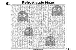 Retro Arcade Maze