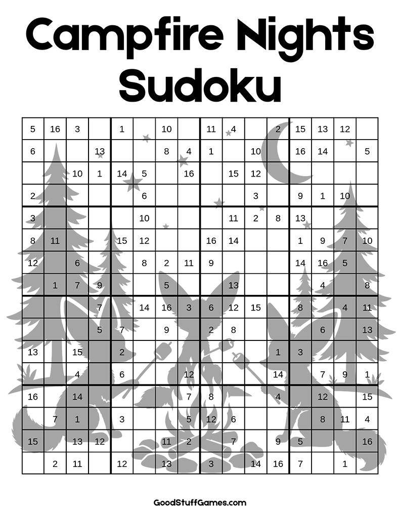 Campfire Nights Sudoku
