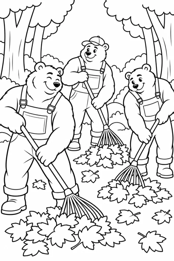 Fall Coloring Page