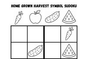 Home Grown Harvest Symbol Sudoku