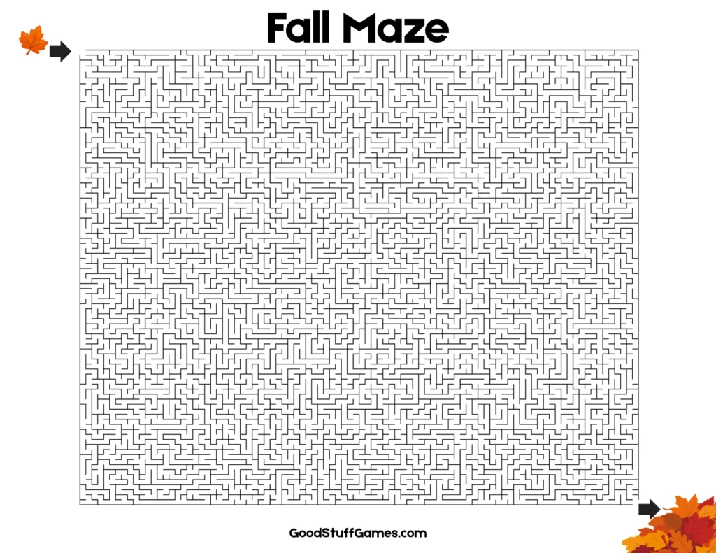 Fall Maze