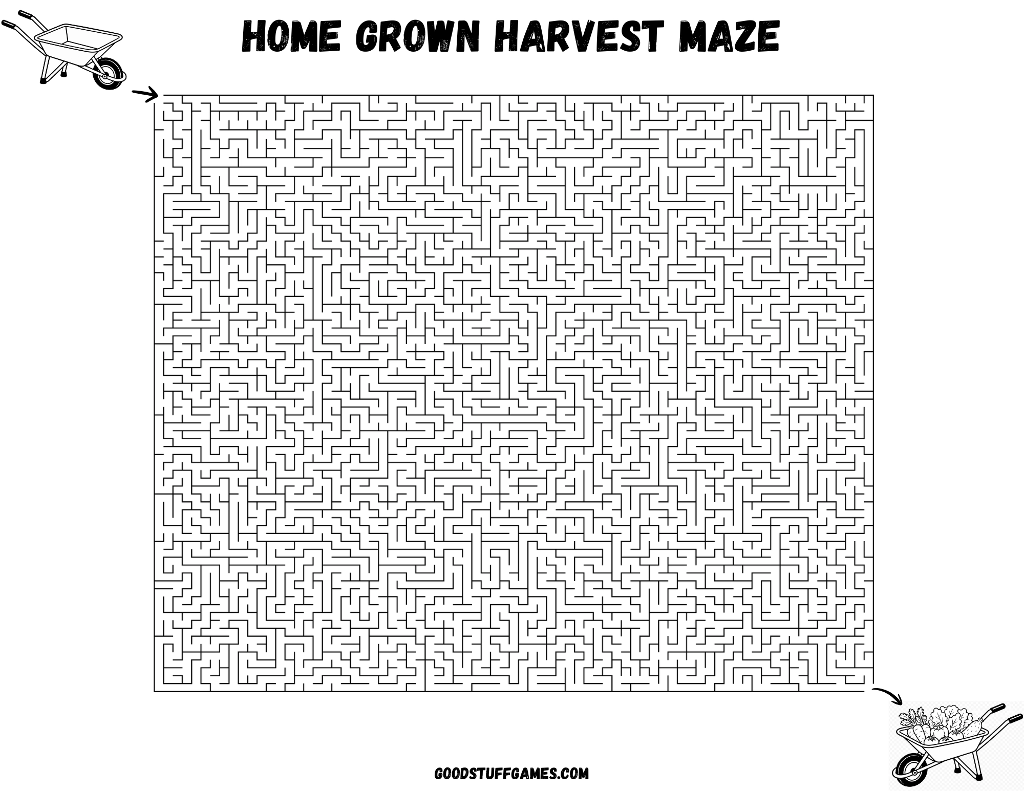 Home Grown Harvest Maze