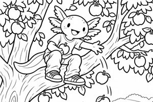 Apple Coloring Page