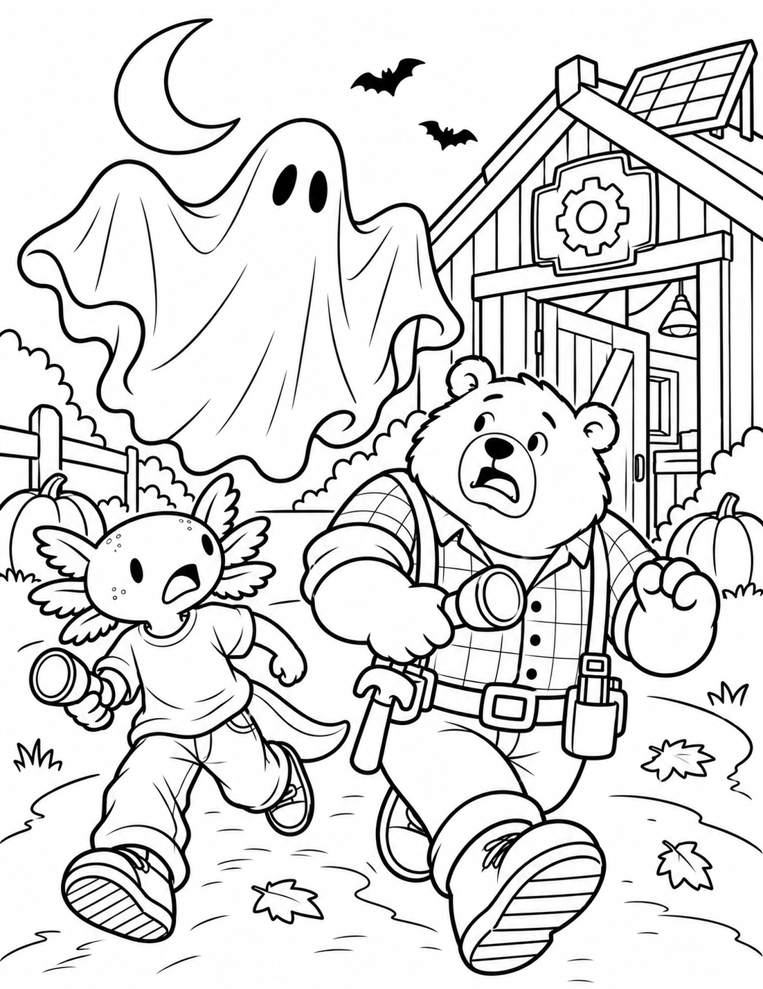 Halloween Coloring Page